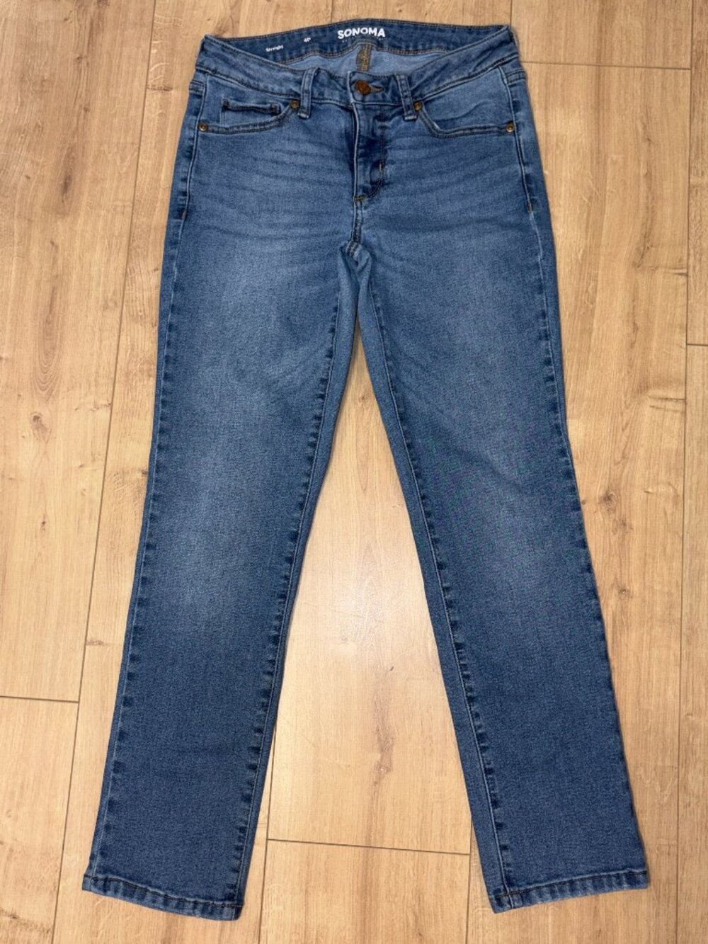 Sonoma Straight Leg Denim Midrise
